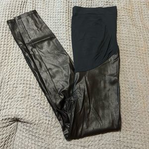 Maternity leather Spanx- large